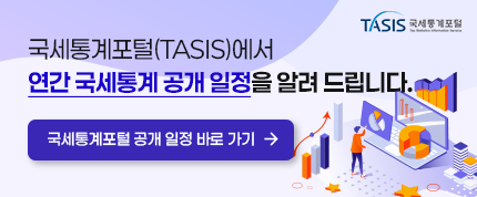 국세통계포털(TASIS)에서 연간 국세통계 공개일정을 알려드립니다.
국세통계포털 공개 일정 바로가기 →