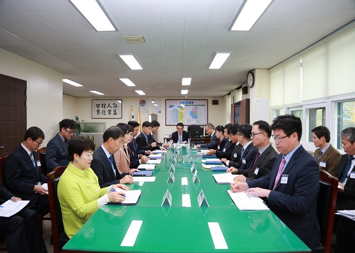 업무보고 모습