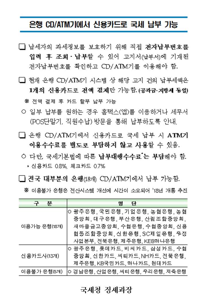 ATM신용카드납부90
